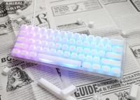 Ducky One 3 Aura White Mini toetsenbord USB Wit - thumbnail