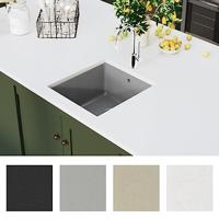 Gootsteen enkele bak graniet grijs - thumbnail