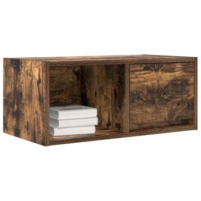 Tv-meubelen 2 st 60x31x25,5 cm bewerkt hout gerookt eikenkleur