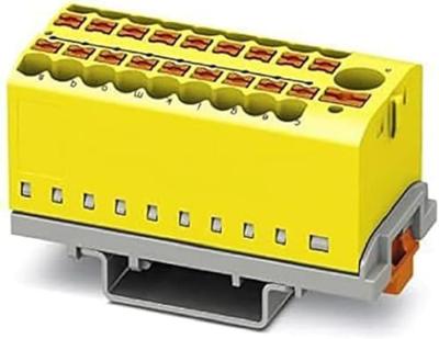 Phoenix Contact 3273116 Verdeelblok 28.6 mm Spanveer Geel 8 stuk(s) Phoenix Contact 3273116 Verdeelblok 28.6 mm Spanveer Geel 8 stuk(s)