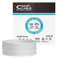 Nanocable 10.20.0304 - Ethernet netwerkkabel spoel, RJ45 Cat.5e UTP AWG24 R5, grijs, 305 mts - thumbnail