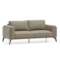 2,5-Zitsbank Panama Bruin Stof - thumbnail