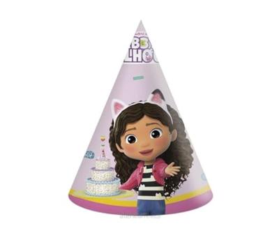 Feesthoedjes Gabby&apos;s Dollhouse (6st)