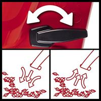Einhell GC-EL 3024 E Bladzuiger Elektrisch Met draaggordel - thumbnail