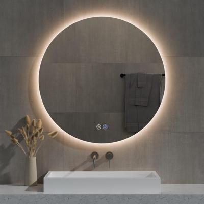 Spiegel Best Design Aldora Rond 100 cm Incl. Verwarming, 3 Kleuren Dimbare LED Verlichting