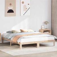 Bedframe zonder matras massief grenenhout 180x200 cm - thumbnail