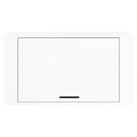 VidaXL Schoenenkast wandgemonteerd 70x35x38 cm bewerkt hout wit - thumbnail