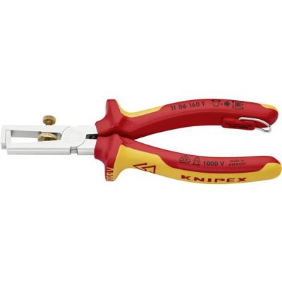 Knipex 11 06 160 T Striptang 10 mm² (max) 7 AWG (max) 5 mm (max) Knipex 11 06 160 T Striptang 10 mm² (max) 7 AWG (max) 5 mm (max)