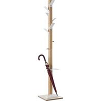 Kapstok Easycloth model A, uit hout, wit - thumbnail