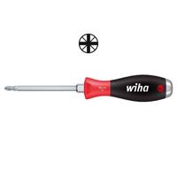 Wiha Kreuzschl.-Schraubendreher StK PZ Gr.1x 80mm 6k-K SoftFinish 03245 Werkplaats Kruiskop schroevendraaier PZ 1 Koplengte: 80 mm DIN ISO 8764 - thumbnail