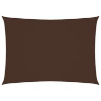 Zonnescherm rechthoekig 2,5x4 m oxford stof bruin - thumbnail