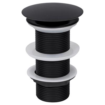 Wastafel Afvoerplug Differnz Always Open 7 cm Mat Zwart