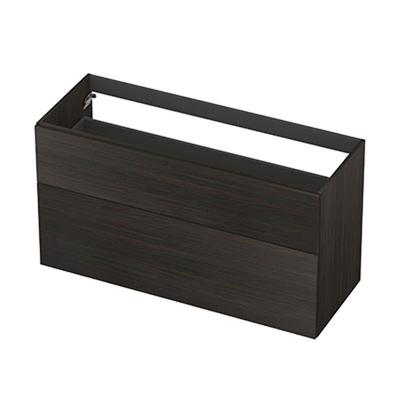 INK - Onderkast 2L A-sym Decor Tbv Grepen - 1200x450x650 Mm - Intens Eiken