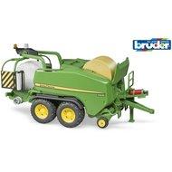 bruder John Deere C441 Ronde balenpers en wikkelmachine modelvoertuig - thumbnail
