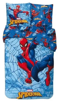 SpiderMan Dekbedovertrek 140 x 200 cm - 65 x 65 cm SpiderMan Dekbedovertrek 140 x 200 cm - 65 x 65 cm