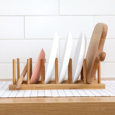 Massief hout schotel DRIP rack Plaathouder maat: 30x12x10cm