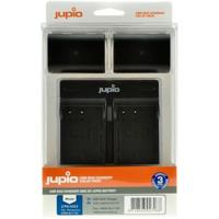 Jupio Kit: 2 x camera-accu DMW-BLF19E 1860mAh + USB Dual lader - thumbnail