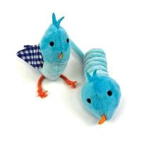 Happy Pet tabby patch vogel blauw - thumbnail