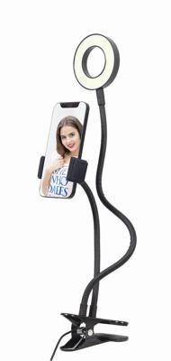 LED-selfiering met telefoonhouder LED-selfiering met telefoonhouder
