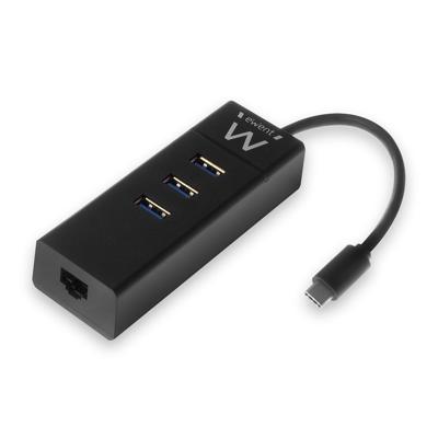 USB-HUB 3 Poorten Eminent EW1141 USB 3.1