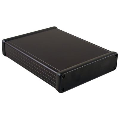 Hammond Electronics 1455R2201BK Profielbehuizing 223 x 160 x 30.5 Aluminium Zwart 1 stuk(s)