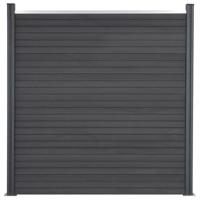 Schuttingpaneelset 872x186 cm HKC grijs - thumbnail