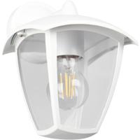 LED Tuinverlichting - Wandlamp Buitenlamp - Trion Tena - E27 Fitting - IP44 - Mat Wit - Aluminium - thumbnail
