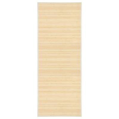 Tapijt 80x200 cm bamboe natuurlijk