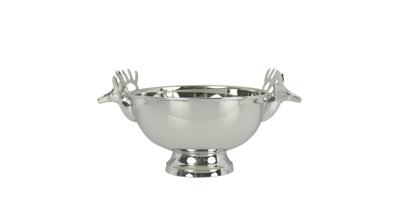 Verzilverde Schaal Hert (30 x 16 cm)