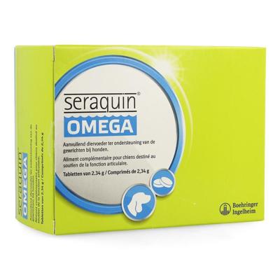 Seraquin Omega supplement voor de hond 60 tabletten Seraquin Omega supplement voor de hond 60 tabletten