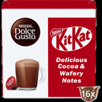 NESCAFÉ Dolce Gusto, Chocolademelk Capsules KitKat, 16 cups, 256 gr bij Jumbo - thumbnail