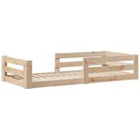 Bedframe zonder matras massief grenenhout 90x200 cm - thumbnail