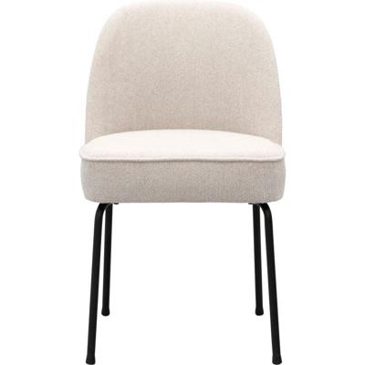 Eetkamerstoel Vogue Gear Natural met zwarte poten Eetkamerstoel Vogue Gear Natural met zwarte poten