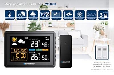 Weerstation met buitensensor Blaupunkt WS30BK