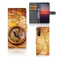 Sony Xperia 5II | Flip Cover | Kompas | Portemonnee hoesje - thumbnail
