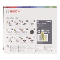 BOSCH MCM3501M MultiTalent 3 Food Processor - RVS / Zwart - thumbnail