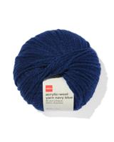 HEMA Acryl-wol garen donkerblauw 100gram 165meter - thumbnail