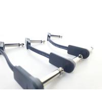 Cordial 14788 Jackplug Audio Aansluitkabel [1x Jackplug male 6,3 mm (mono) - 1x Jackplug male 6,3 mm (mono)] 0.10 m Zwart PVC-mantel - thumbnail