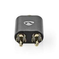 Nedis Stereo-Audioadapter | 2x RCA Male naar 3,5 mm Female | 1 stuks - CATB22255AL CATB22255AL - thumbnail