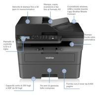 Multifunctionele Printer Brother MFC-L2827DWXL - thumbnail