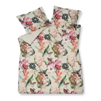 Vandyck Vandyck Dekbedovertrek Flower Mix creamtan 2-persoons (200x200/220 ) - thumbnail