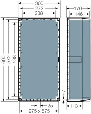 Hensel Mi 0401 Schakelkast (leeg) 600 x 300 x 170 PC Grijs-wit (RAL 7035) 1 stuk(s) Hensel Mi 0401 Schakelkast (leeg) 600 x 300 x 170 PC Grijs-wit (RAL 7035) 1 stuk(s)