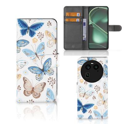 Telefoonhoesje | Met pasjeshouder | voor OPPO Find X6 Vlinder