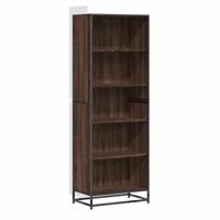 Boekenkast 60x35x170,5 cm bewerkt hout bruin eikenkleurig - thumbnail
