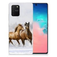 Samsung Galaxy S10 Lite | TPU Hoesje | Paarden - thumbnail