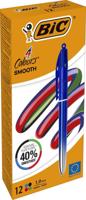 BIC Colours Smooth Gradiant 4-kleurenbalpen, medium, blauw - thumbnail