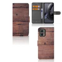 Motorola Edge 30 Neo | Book Style Case | Old Wood - thumbnail