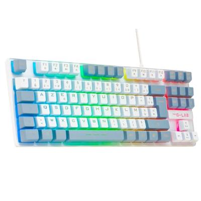 Toetsenbord The G-Lab KEYZ CAESIUM Grijs Azerty Frans