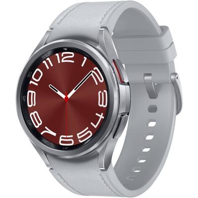Samsung Galaxy Watch6 Classic SM-R955F 3,3 cm (1.3") Super AMOLED 43 mm Digitaal 432 x 432 Pixels Touchscreen 4G Zilver Wifi GPS