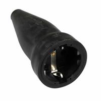 Rubber contrastekker met randaarde zwart ABL - thumbnail